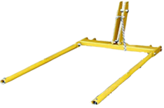 3-Point Harrow Carrier for 4' x 4' Harrow - Harrow Carriers