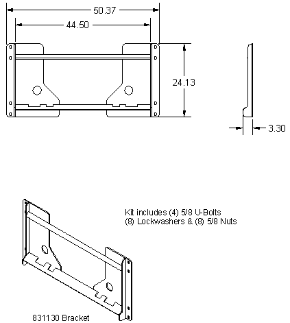 Bolt-on Interfacing Bracket Kit - "Bolt-on" Brackets