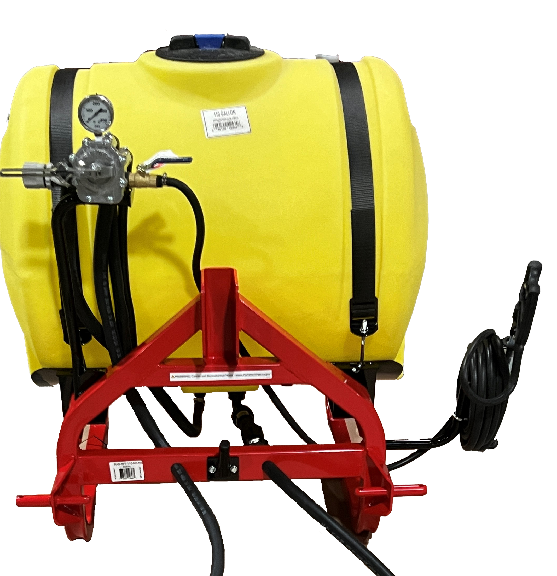 3-Point Sprayer 110 gal Silvercast Pump - with Handgun - 3-Point Sprayers