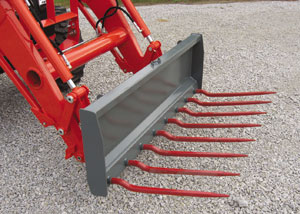 Manure/Silage/Debris Fork 60" - Universal Mount - Manure Fork