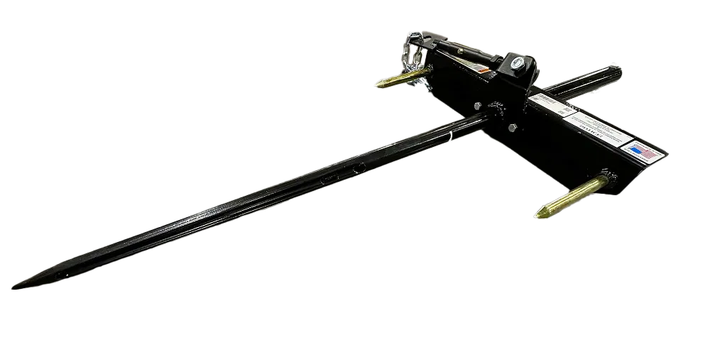Clamp-on Bucket Bale Spear - Clamp-on Bale Spear