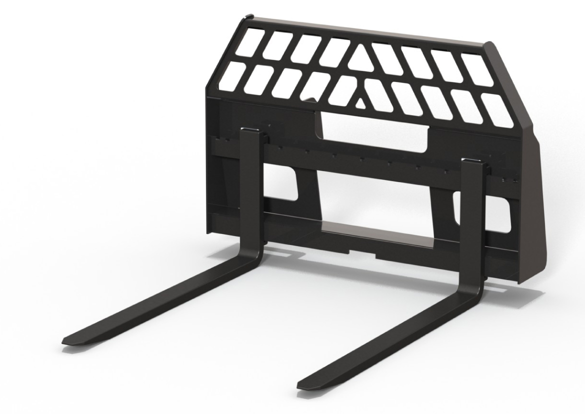 Loader Pallet Forks 2250 lb 42 in. Fits Yanmar YL110 / YL210 coupler - Compact Series Pallet Forks